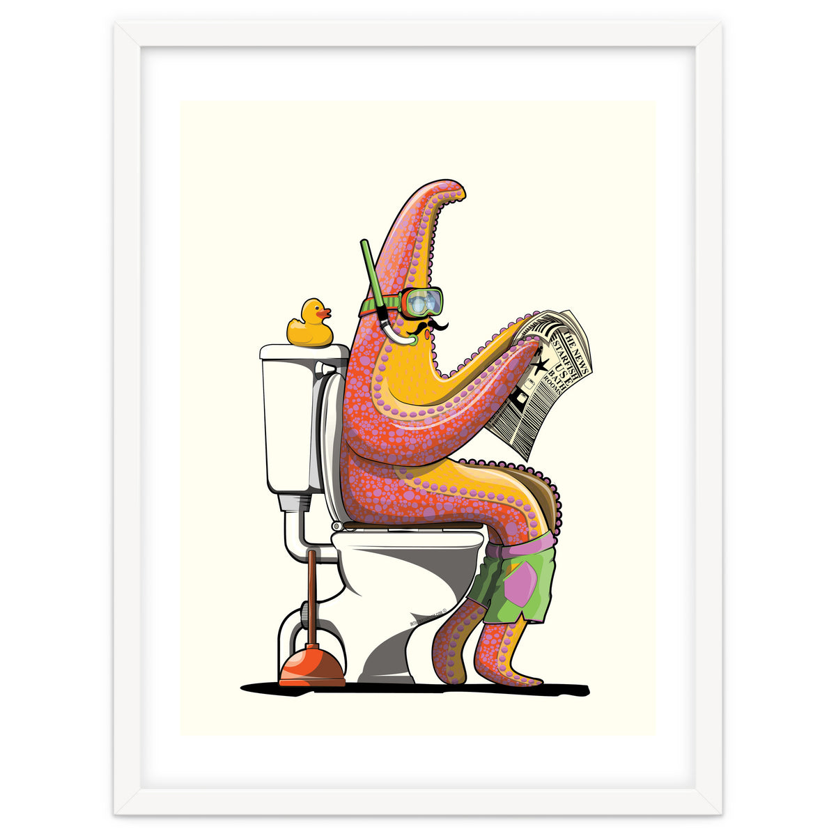 Starfish on the Toilet