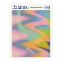 Angel Numbers \\ 888 Balance \\ Color Aura (Print Only)