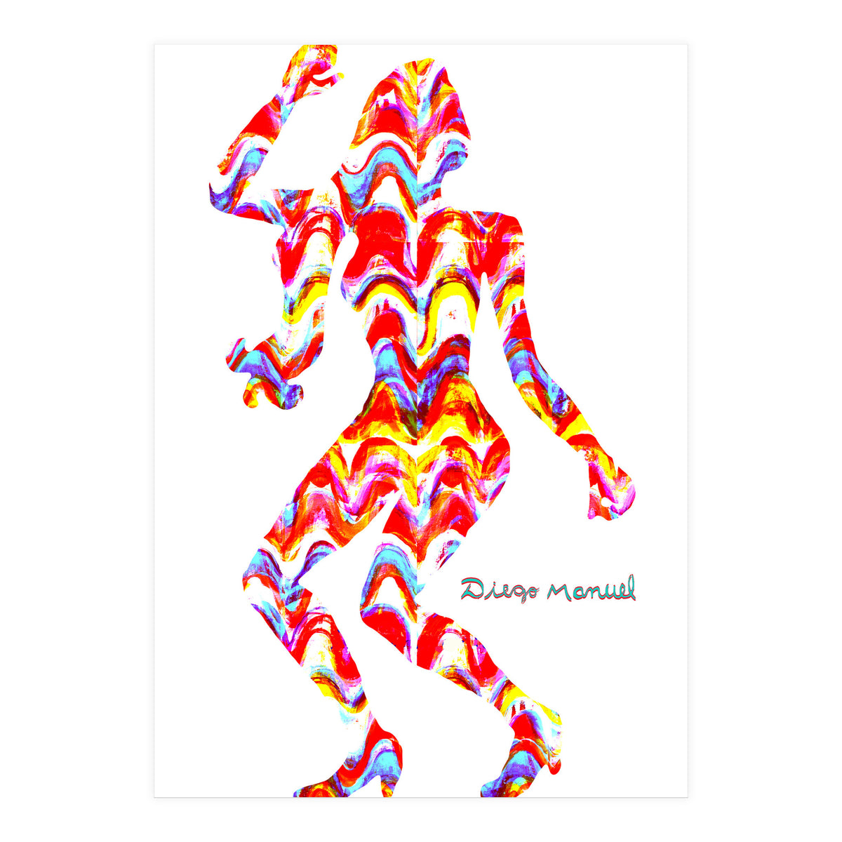 Dance Girl B 17  (Print Only)