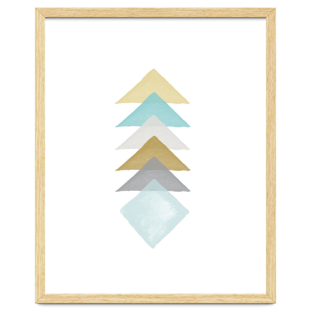 Watercolor Triangles