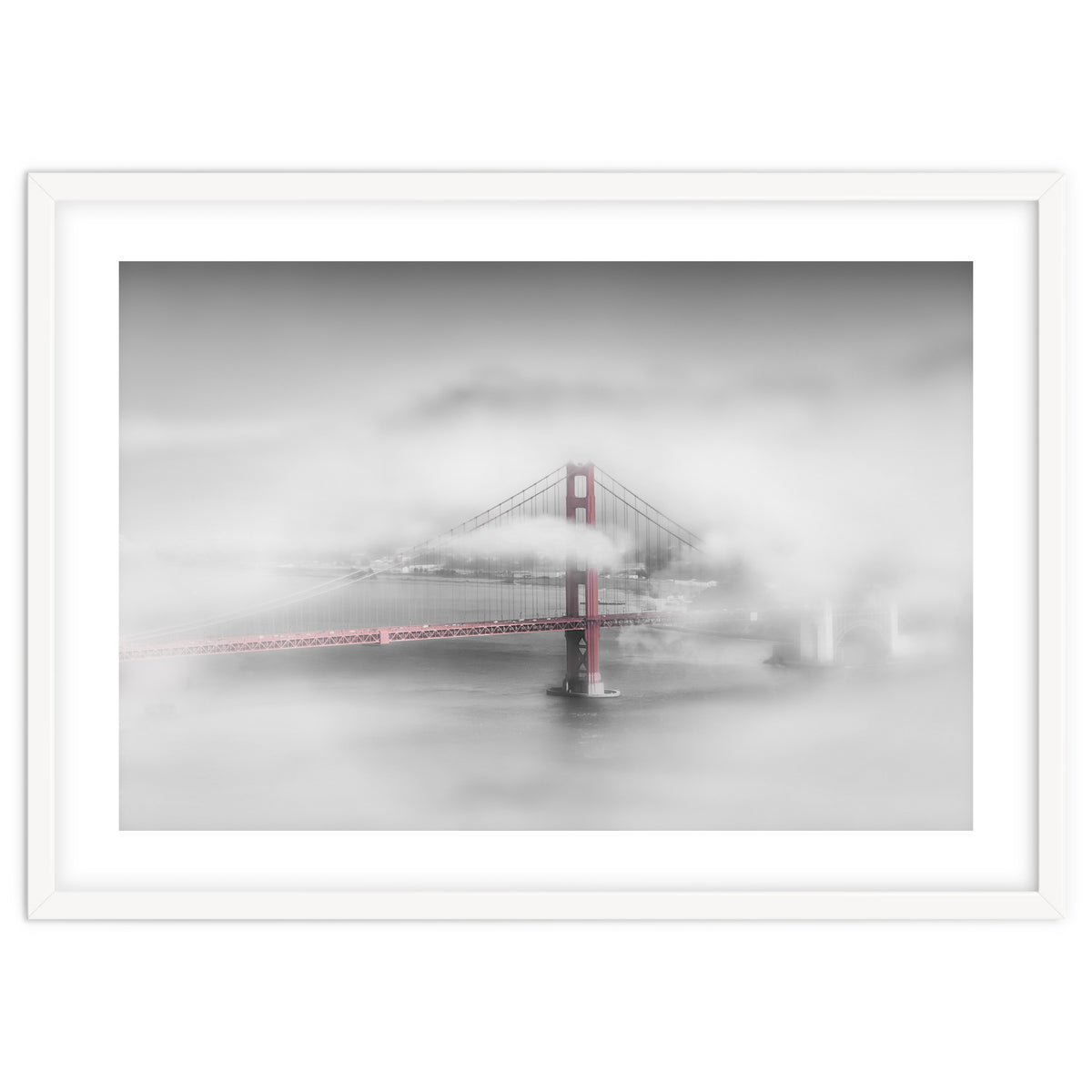 Foggy Golden Gate Bridge | colorkey