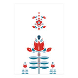 Scandinavian Folk Flowers (Print Only) thumbnail
