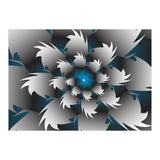 Seamless Blue 3D Floral (Print Only) thumbnail