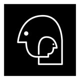 Double Head_Black (Print Only) thumbnail