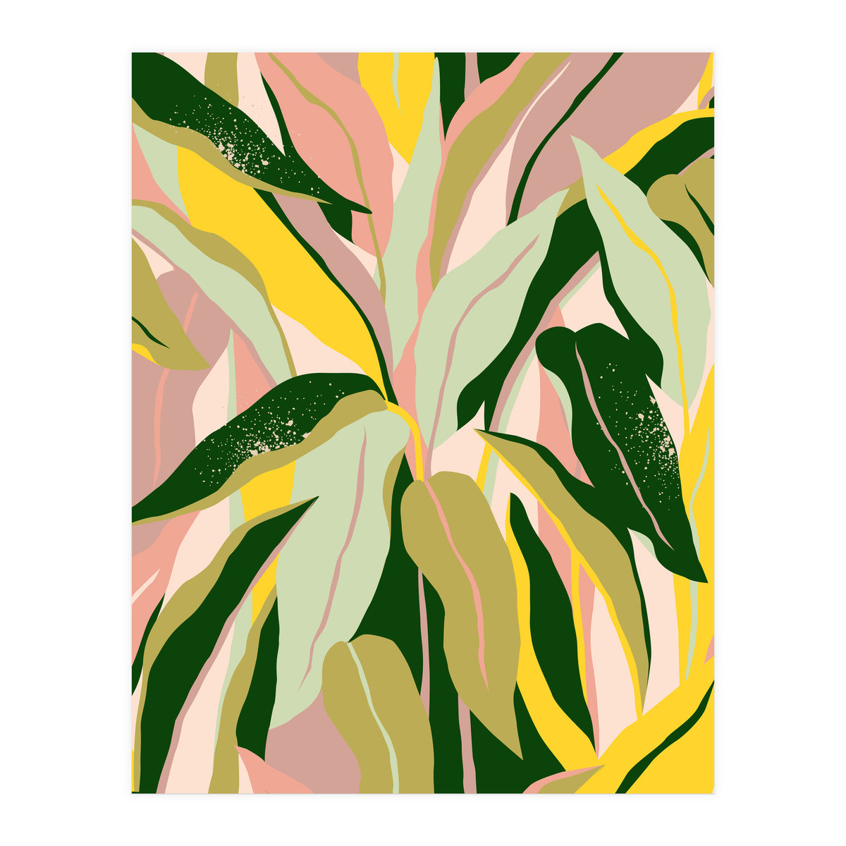 Tropical Matisse Houseplant (Print Only)