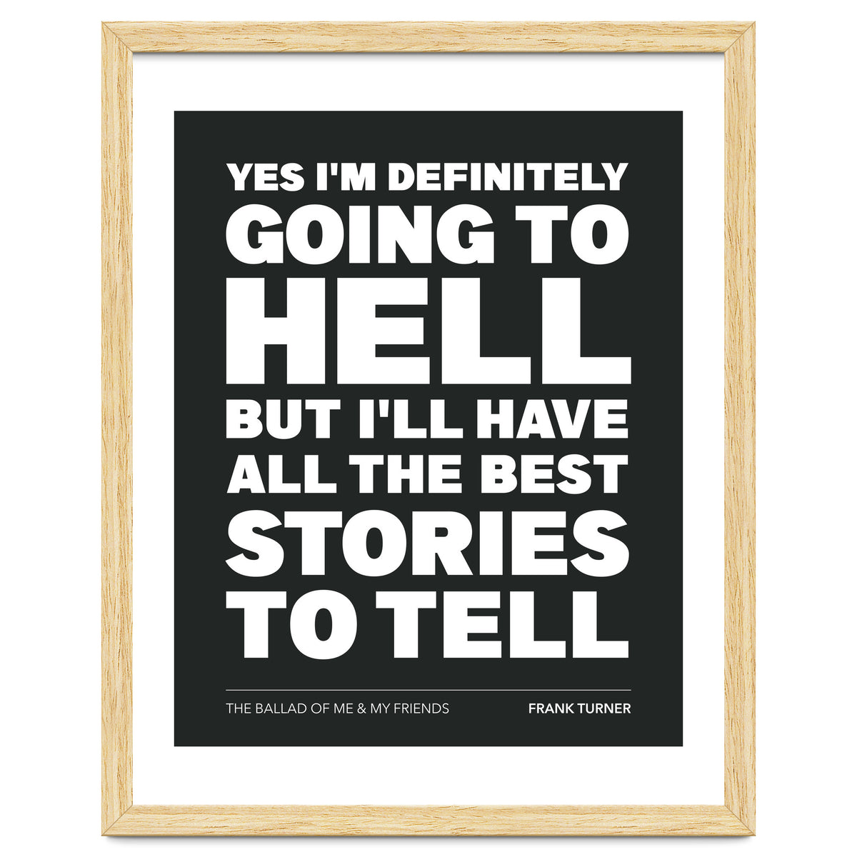 Frank Turner - The Ballad Of Me & My Friends