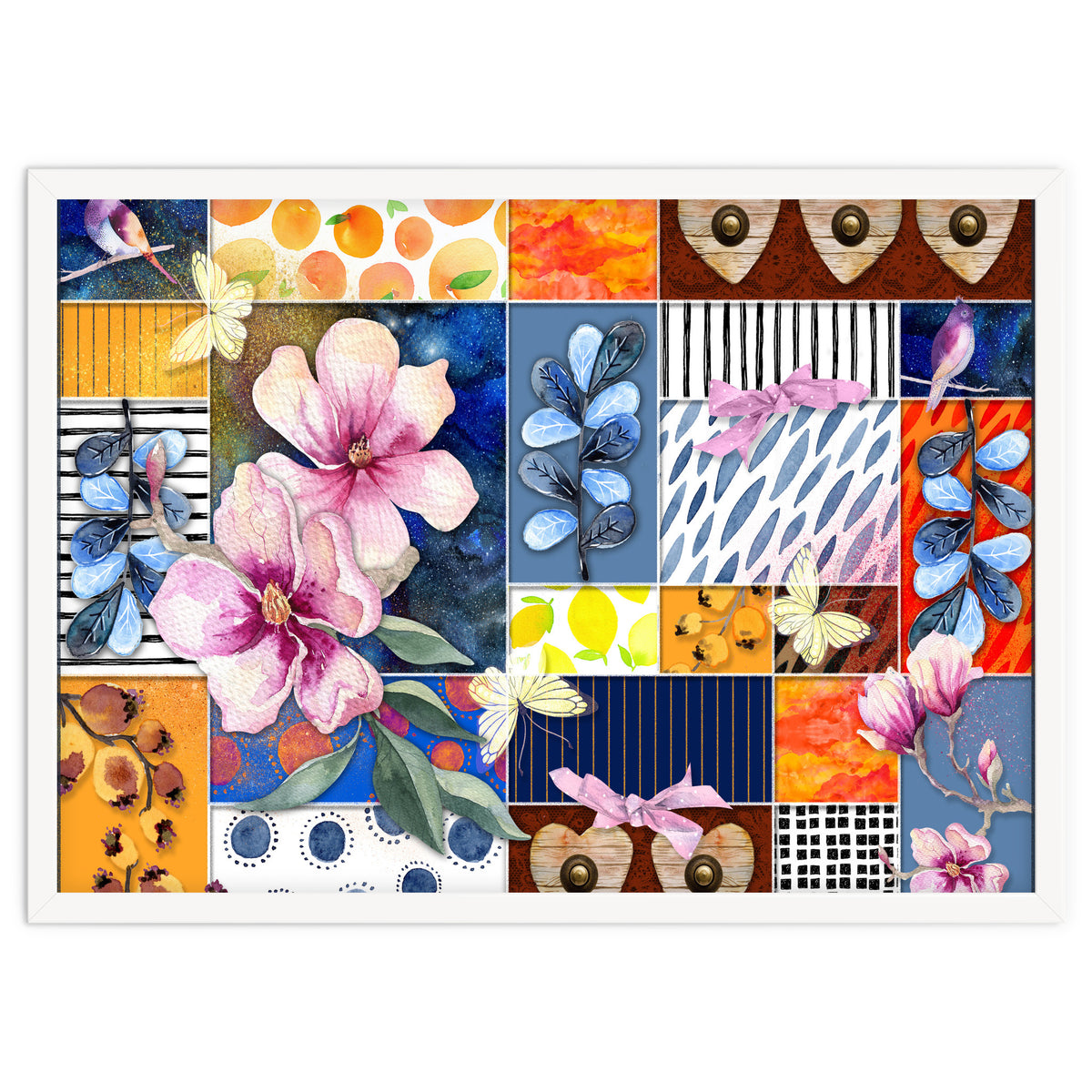 Romantic Floral Collage