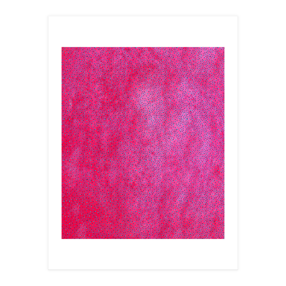 Pink & Blue Polka Dots (Print Only)