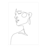 woman side face (Print Only) thumbnail