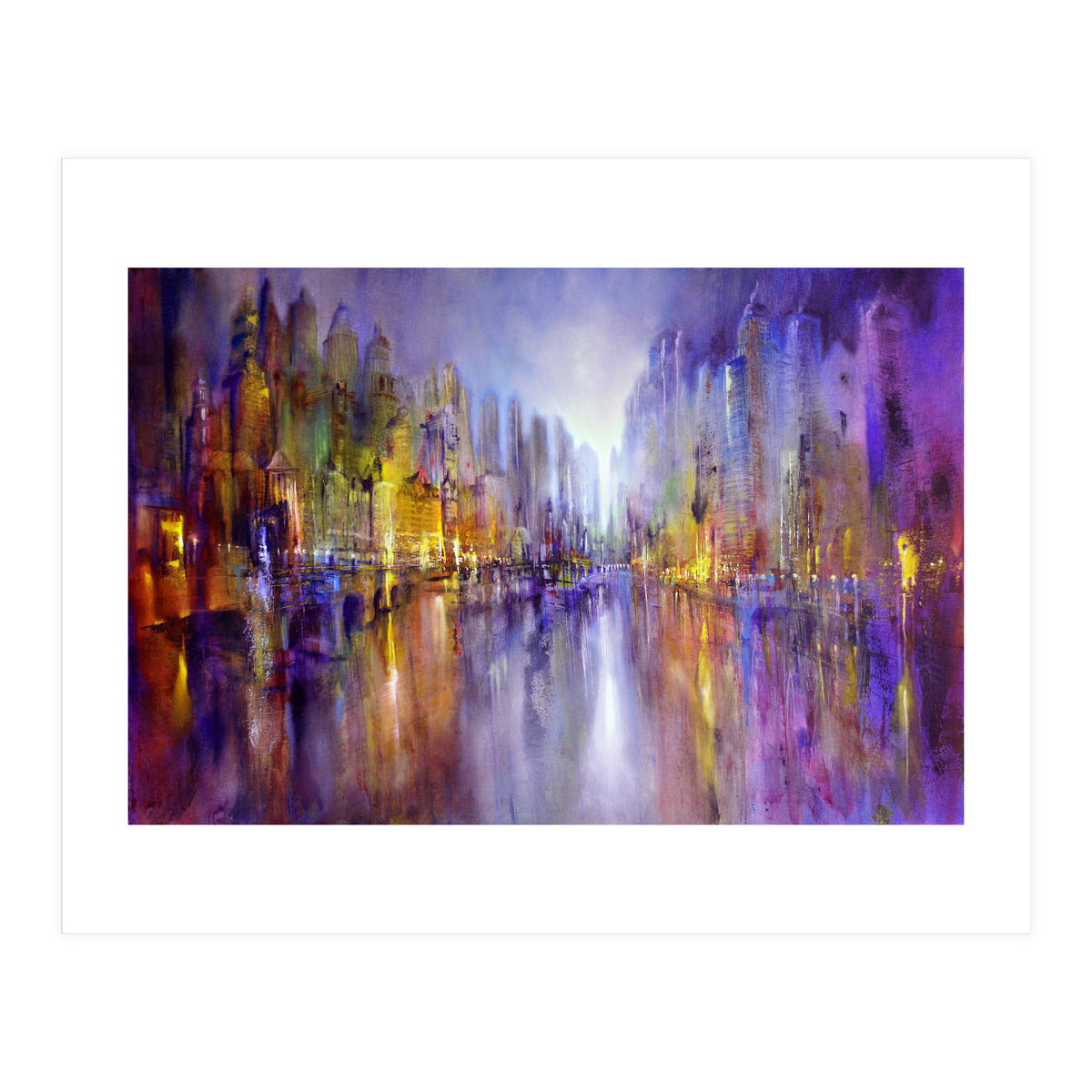 Stadt Am Fluss - city on the riverside (Print Only)