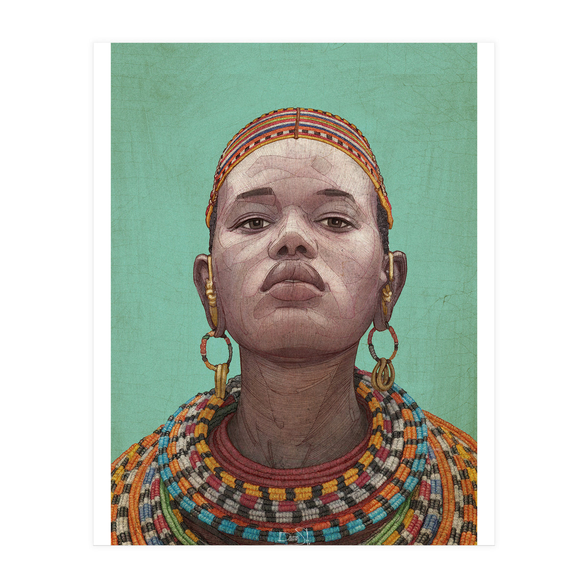 Giraffe Lady (Print Only)