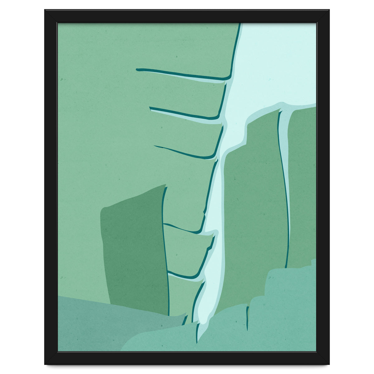 Abstract Banana Leaves One - Greener Eden