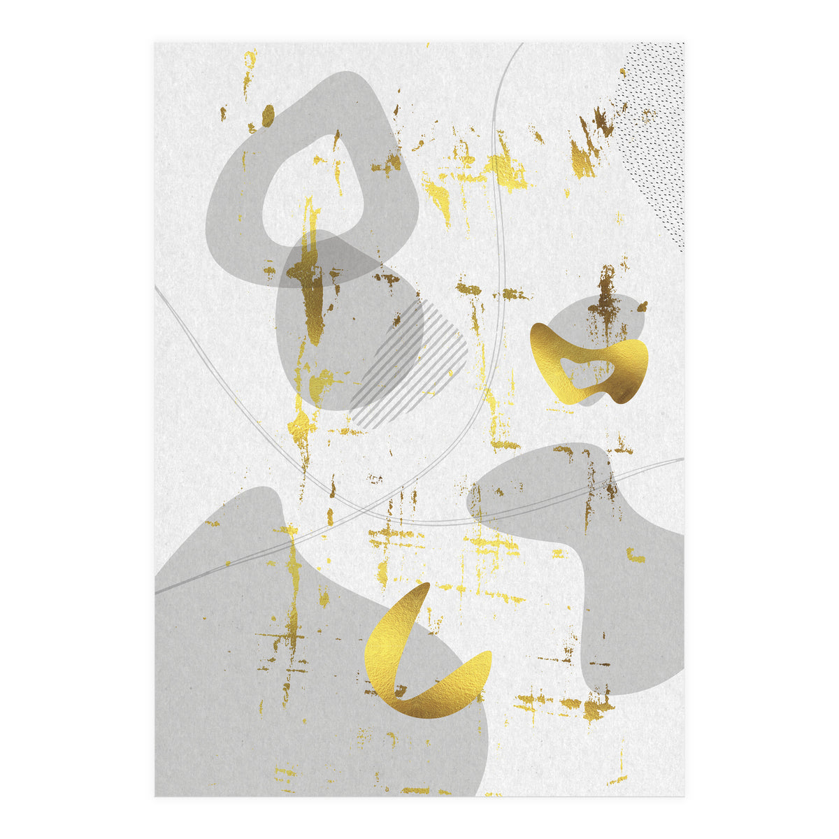 Mid-Century Vintage No. 3 | gold (Print Only)