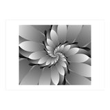 BLACK Floral 3D ART (Print Only) thumbnail