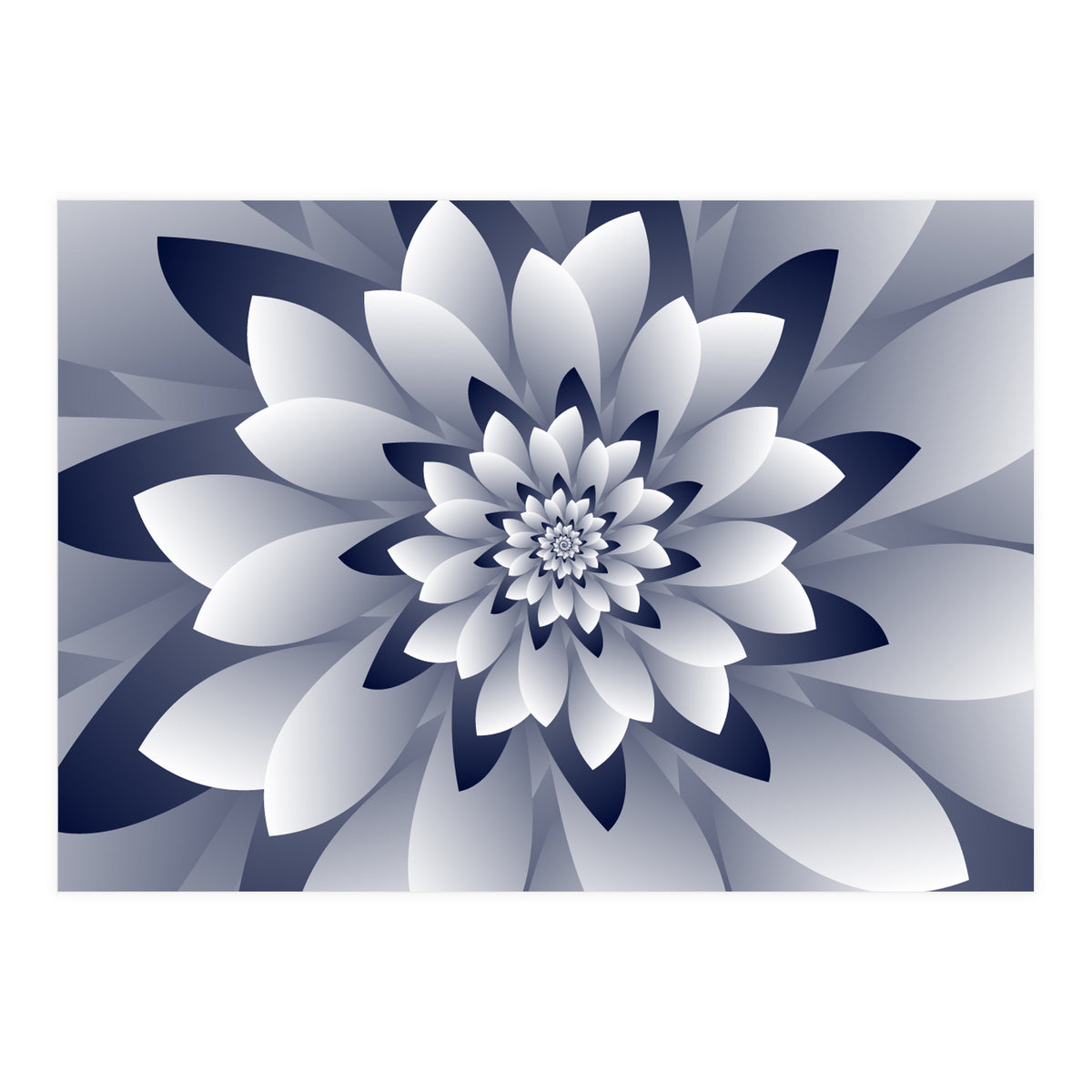 White Floral (Print Only)