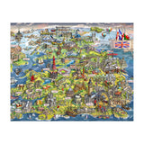 Illustrated Map Of The United Kingdom (Print Only) thumbnail