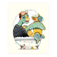 Turtle in the Bathtub (Print Only)