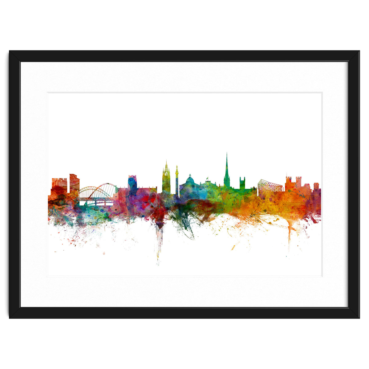 Newcastle England Skyline