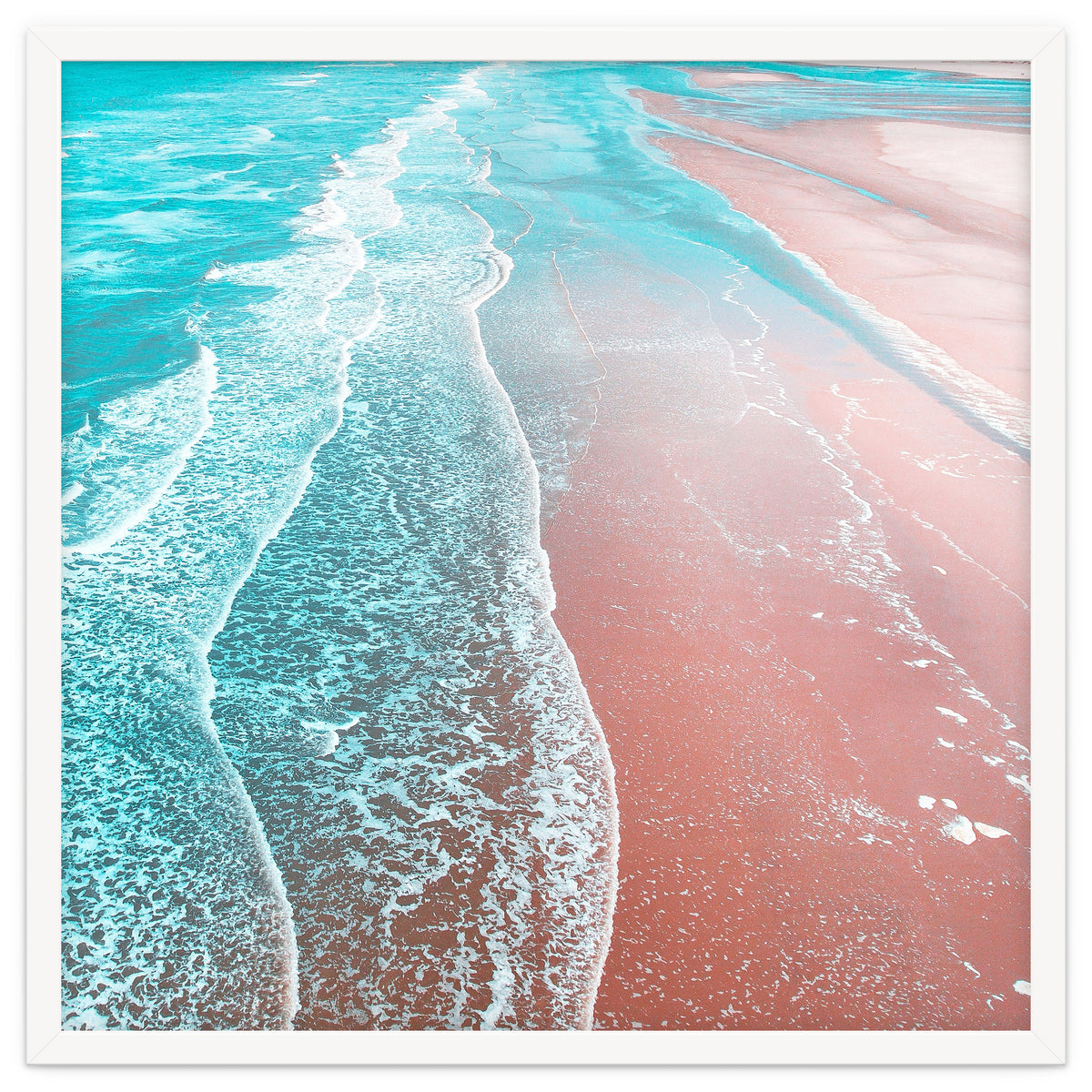 Sea Blue And Rose Gold