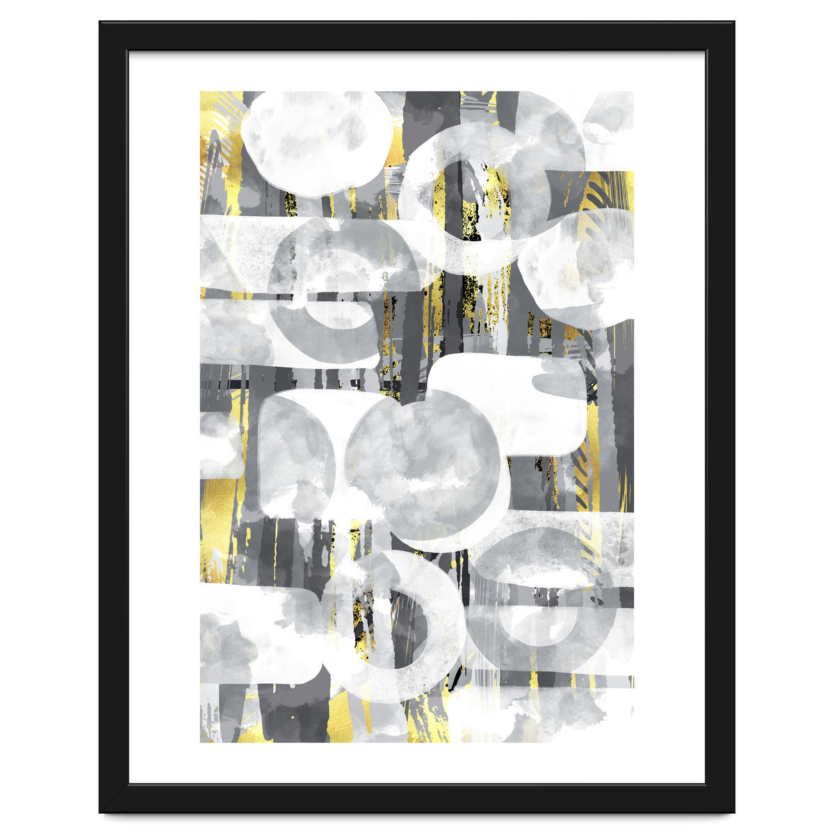 Abstract Painting No. 58 | Play with shapes and colors