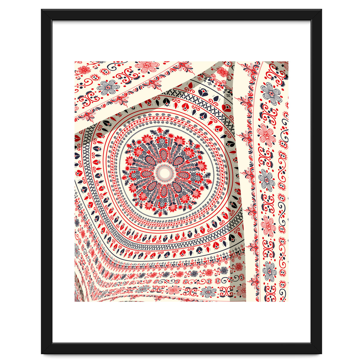 Romanian embroidery background 33