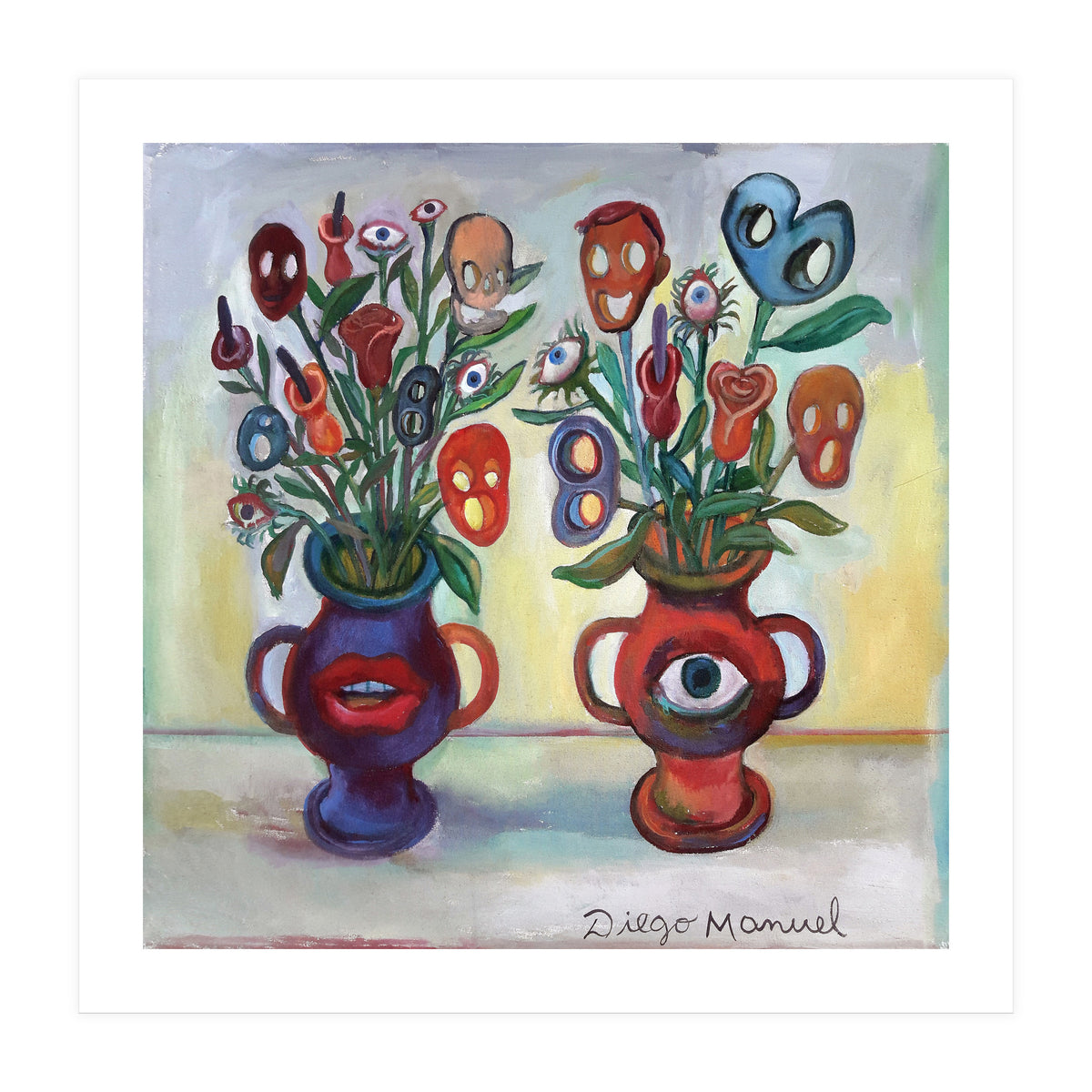 Dos Floreros (Print Only)