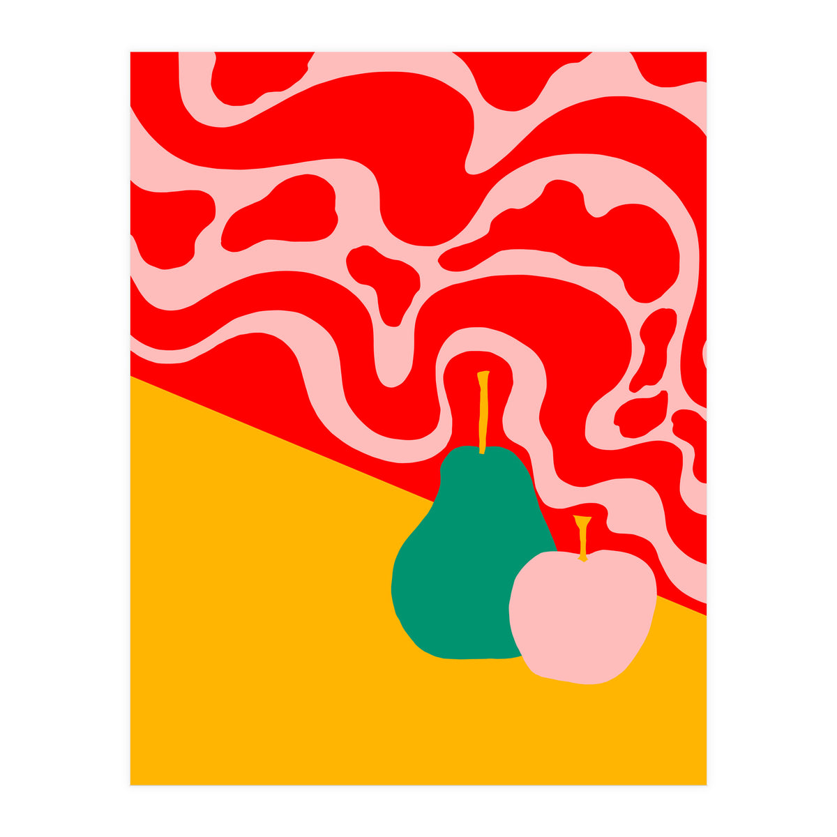 apple and pear (Print Only)