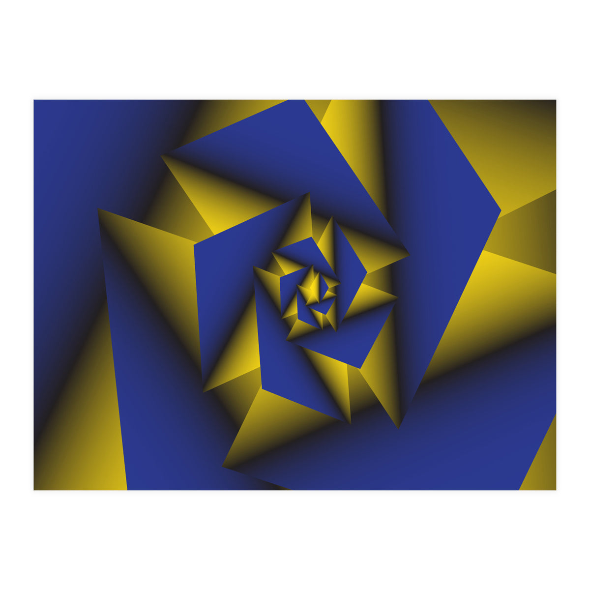 Blue Tech Spiral (Print Only)