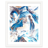 Clarity | Abstract Ocean Earth Sea Graphic | Scandinavian Nature Sky Waves Space