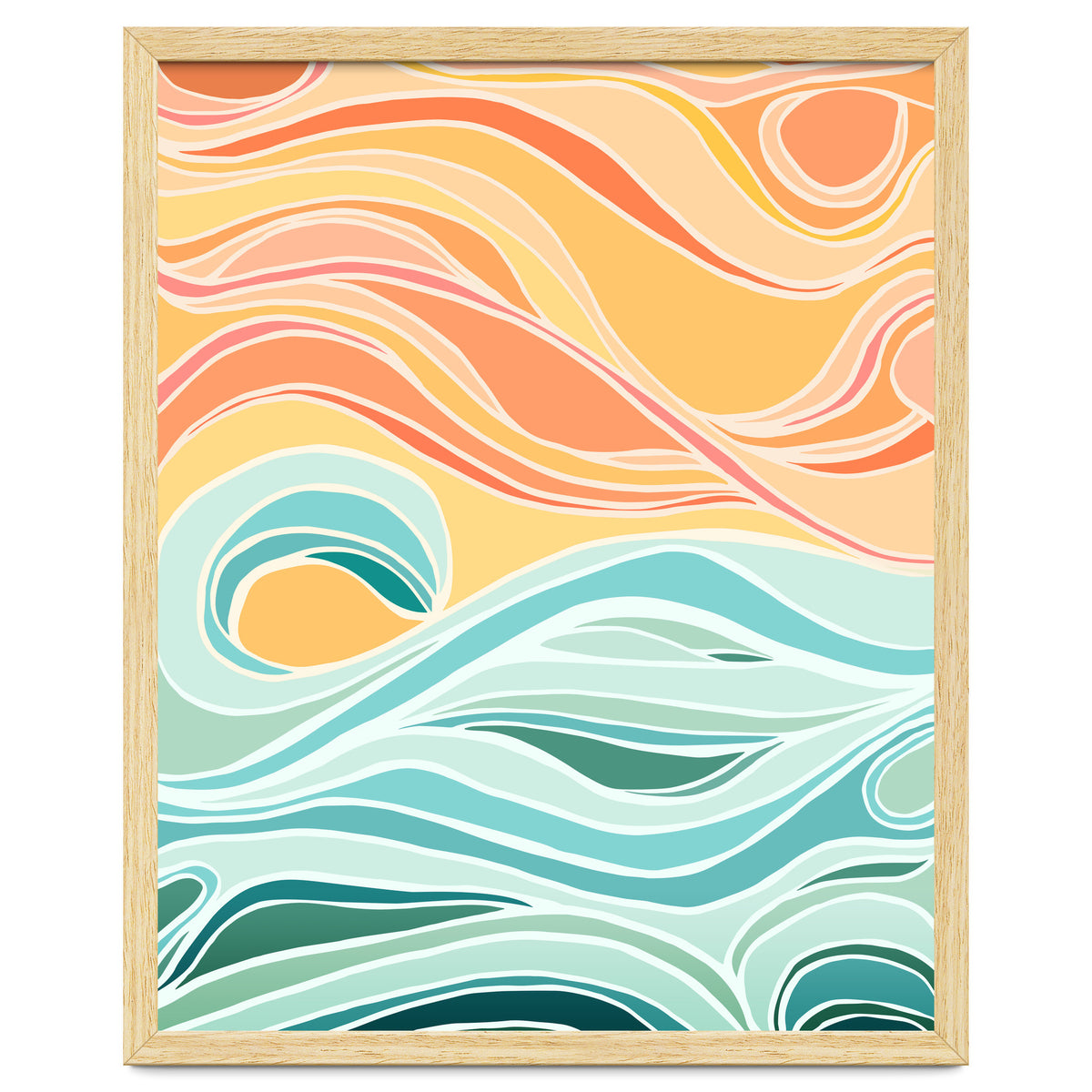 Sky And Sea Abstract