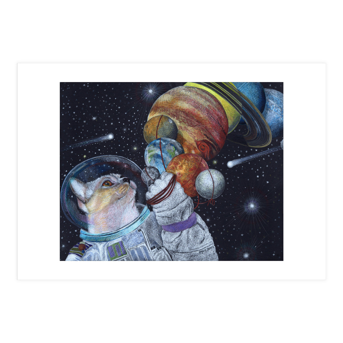 Space Cat (Print Only)