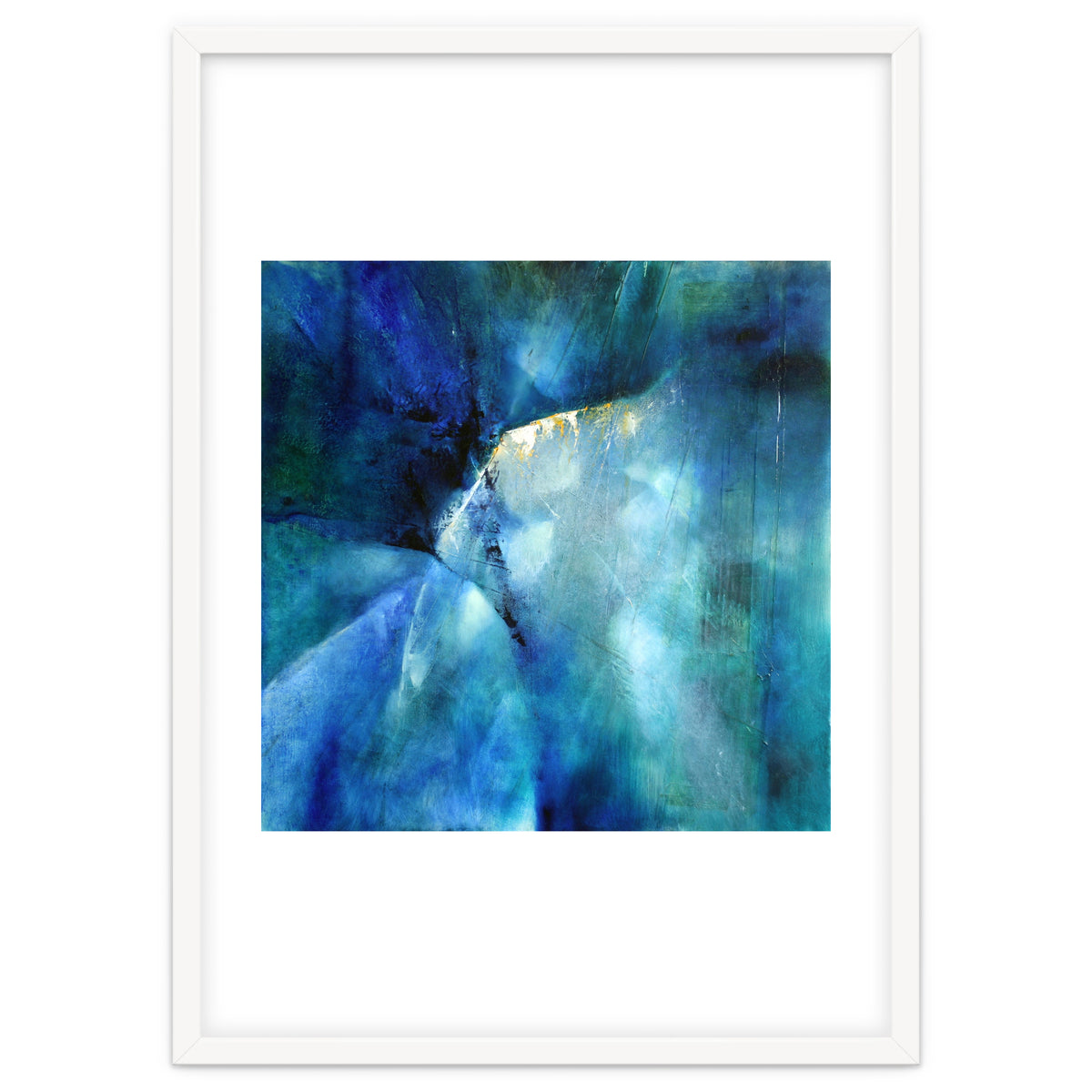 Komposition In Blau - blue composition