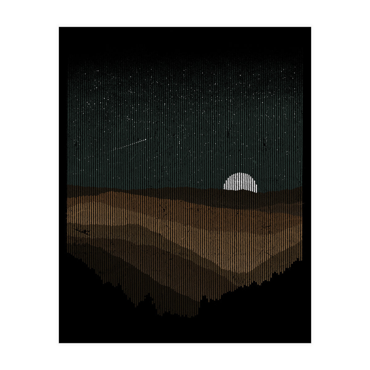 Moonrise (Sepia) (Print Only)