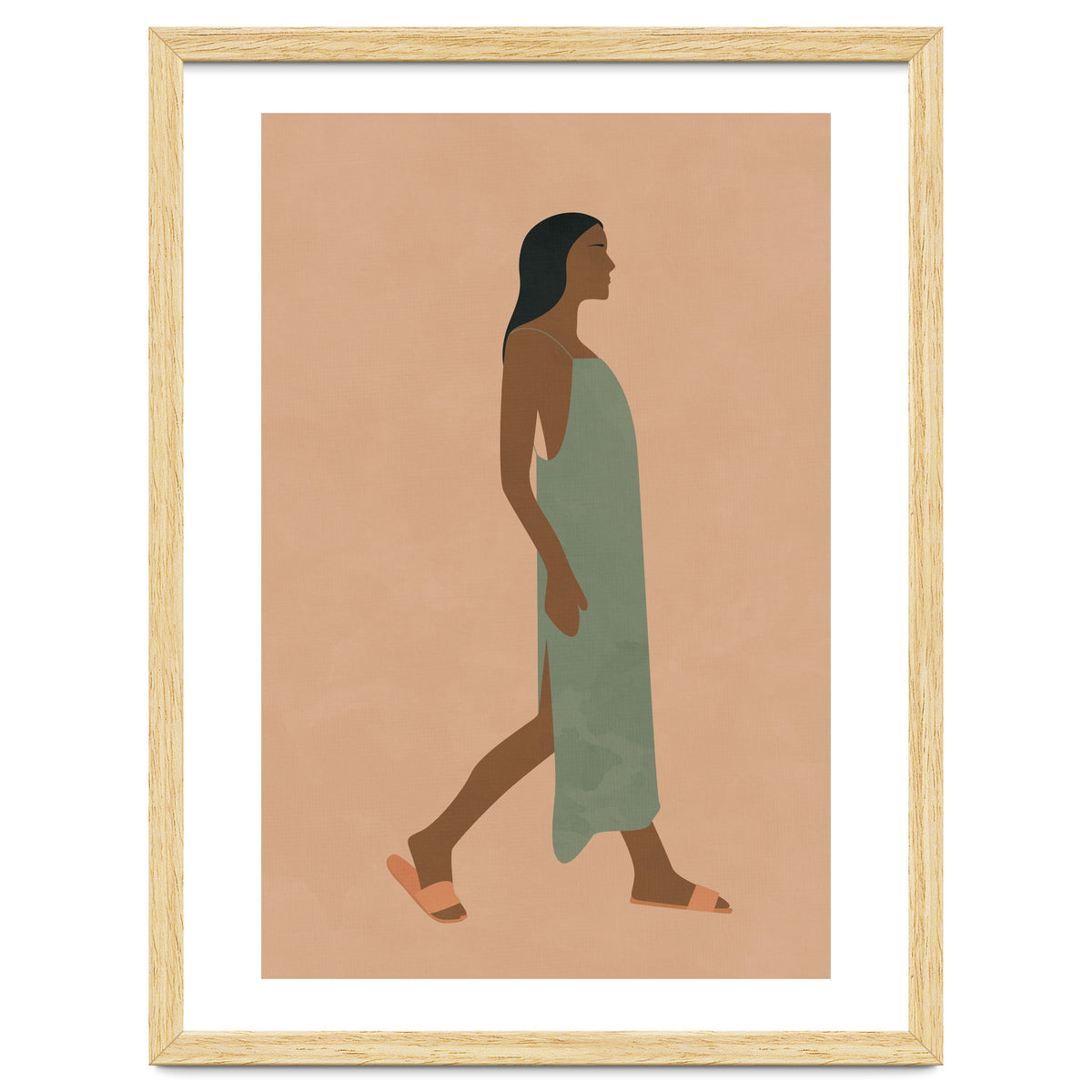Minimalist Boho Woman