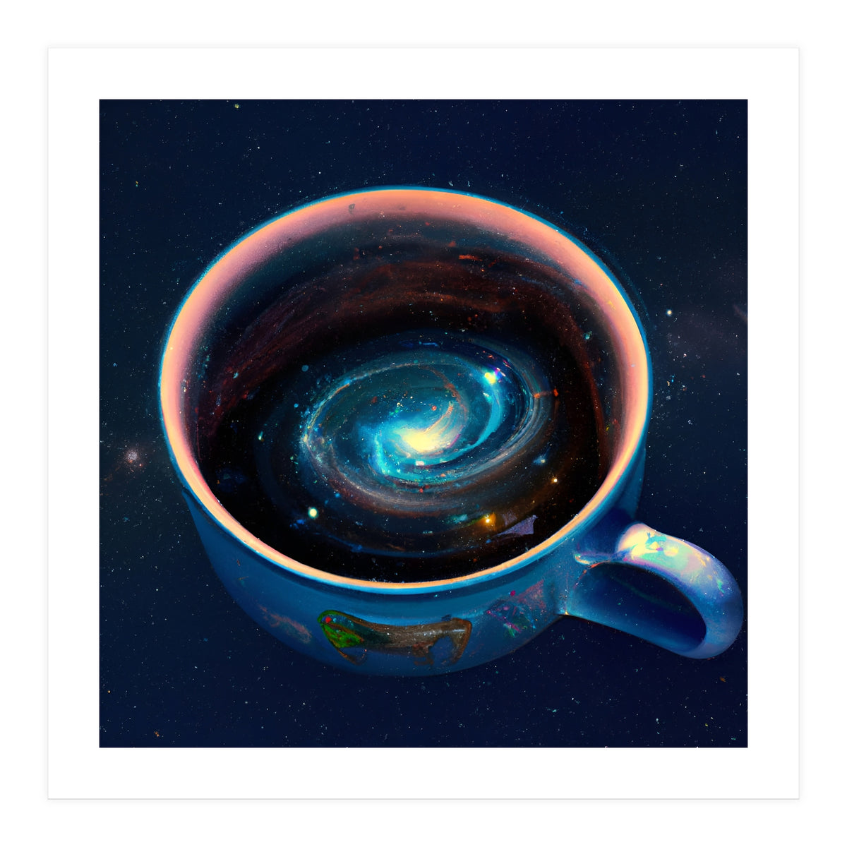 Cosmic Coffee Cup (Print Only)