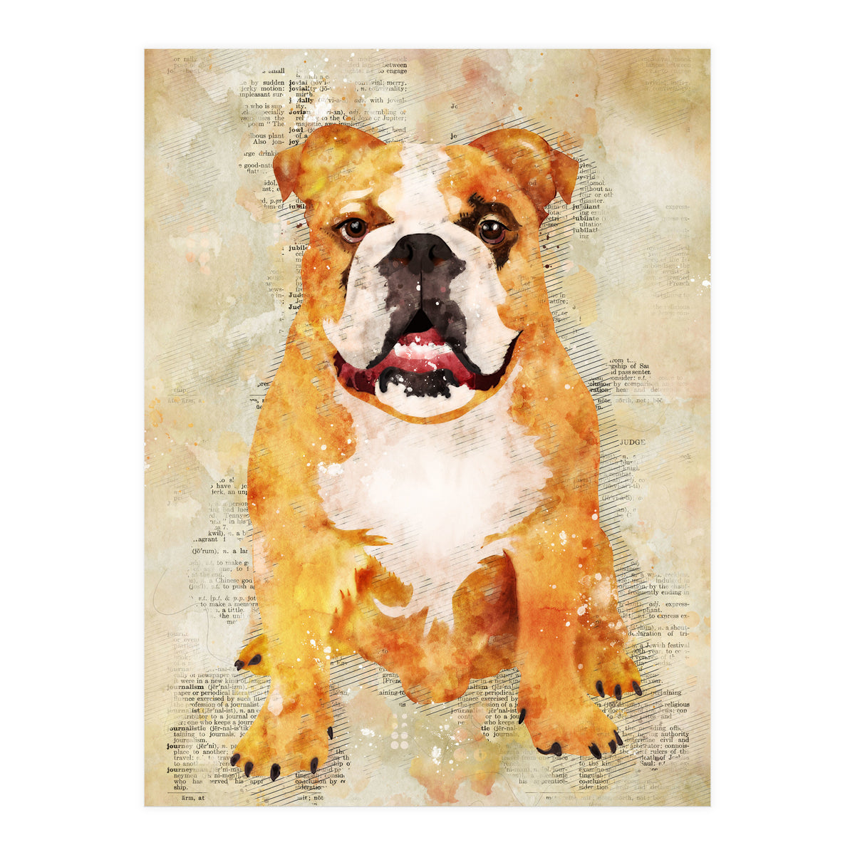 Boxer Dog (Print Only)