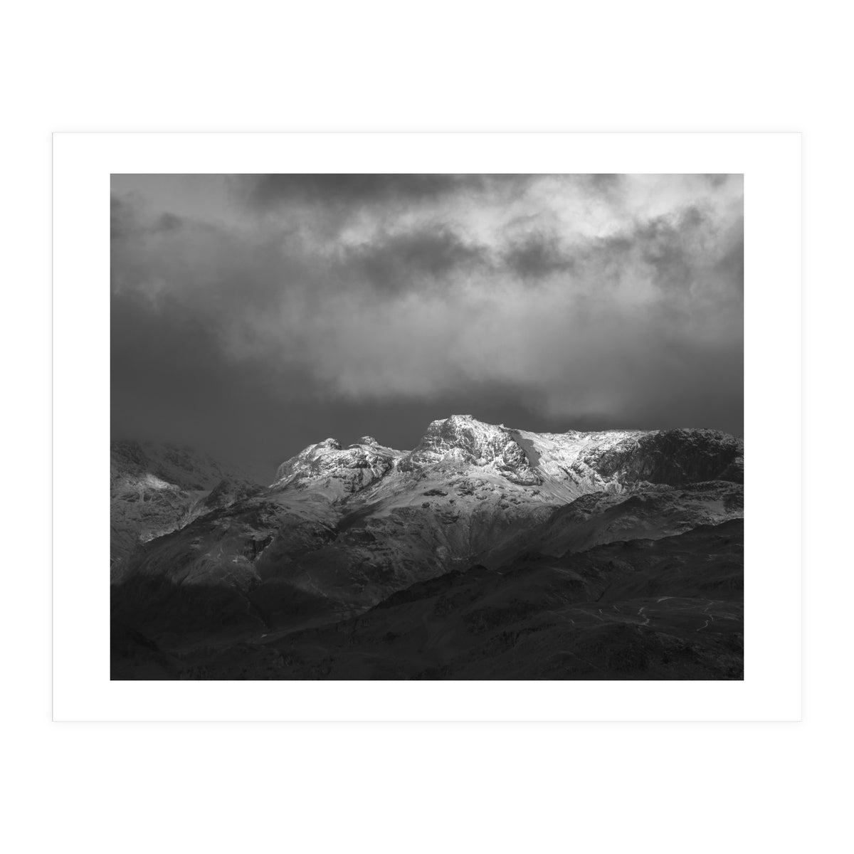 The Langdale pikes (Print Only)