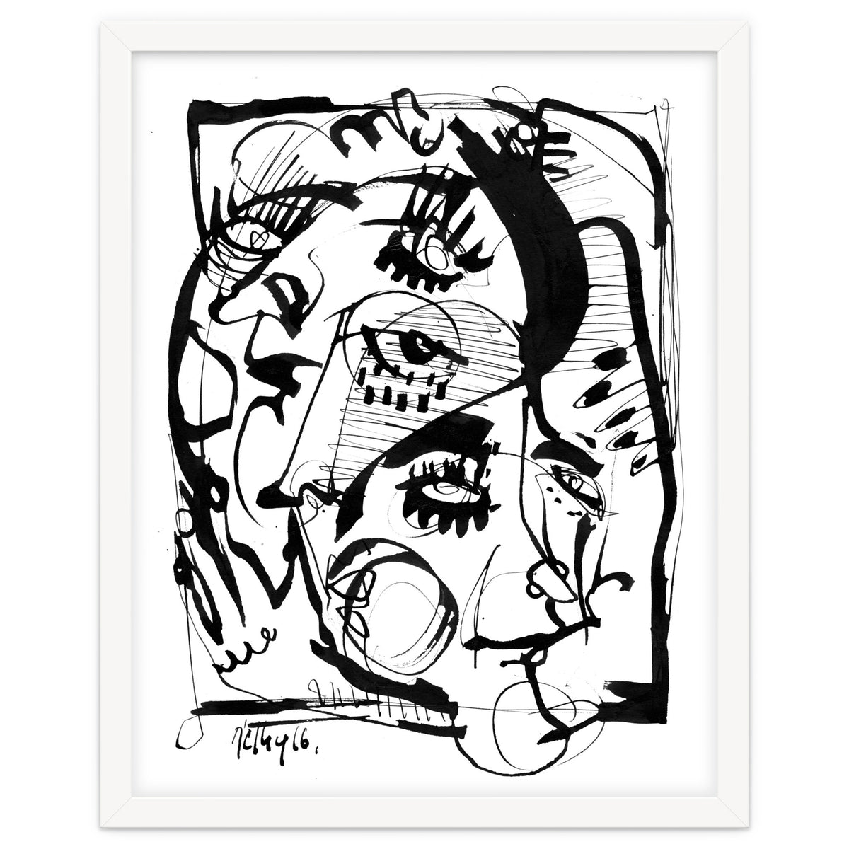 The Pretty People - b&w