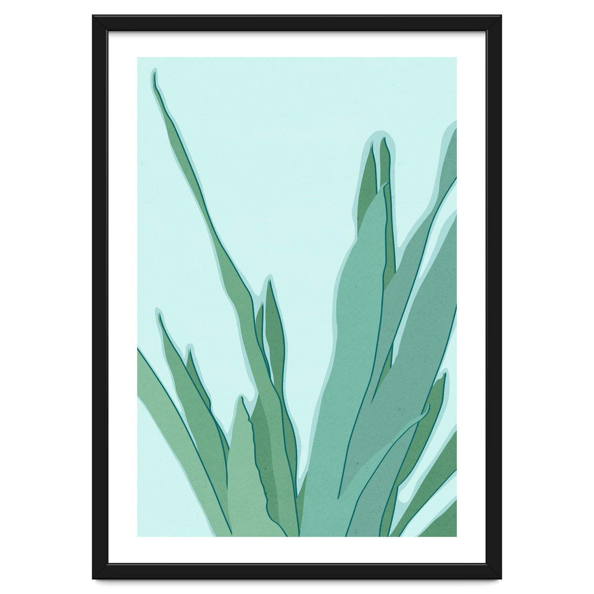 Minimal Snake Plant Leaves - Greener Eden