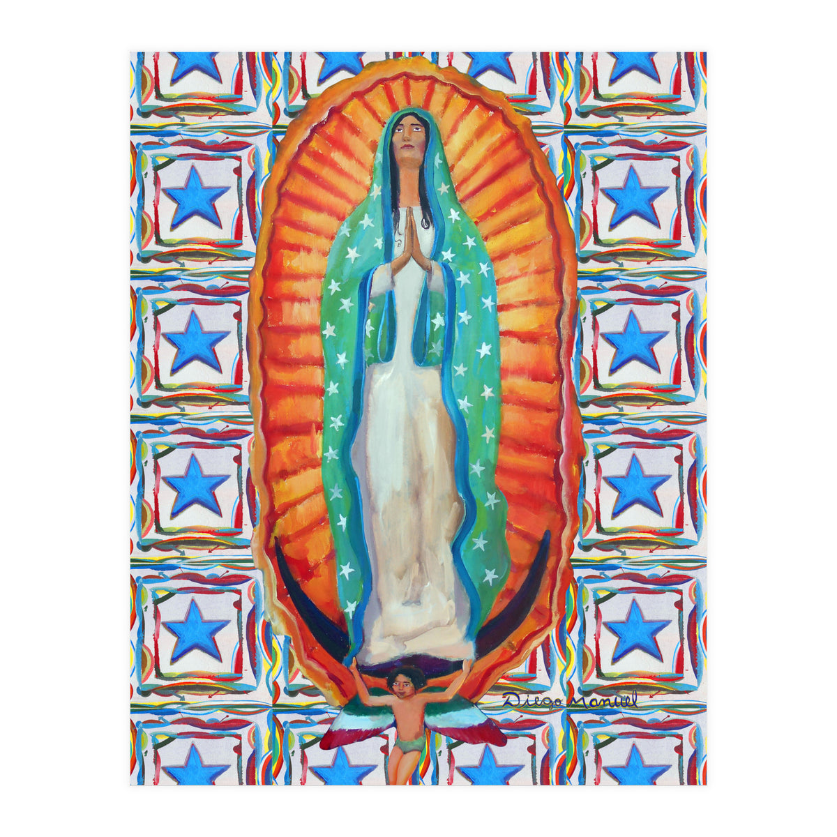 Virgen De Guadalupe 9 (Print Only)