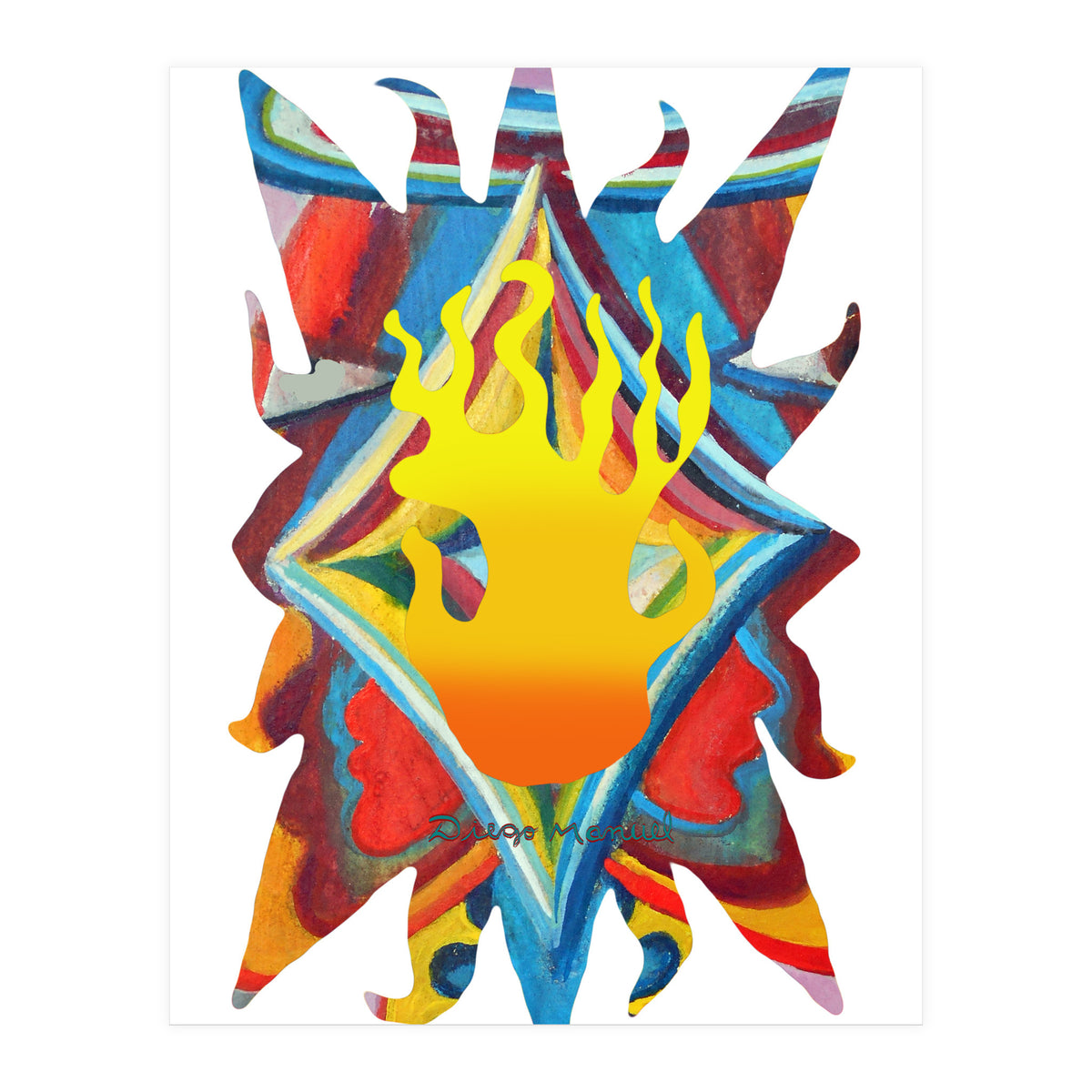 Fuego 13 Copia (Print Only)