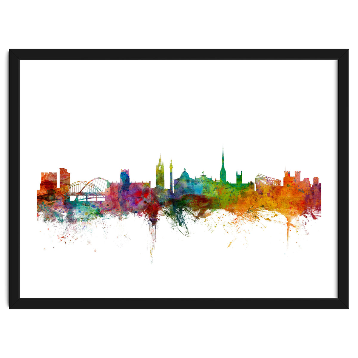 Newcastle England Skyline