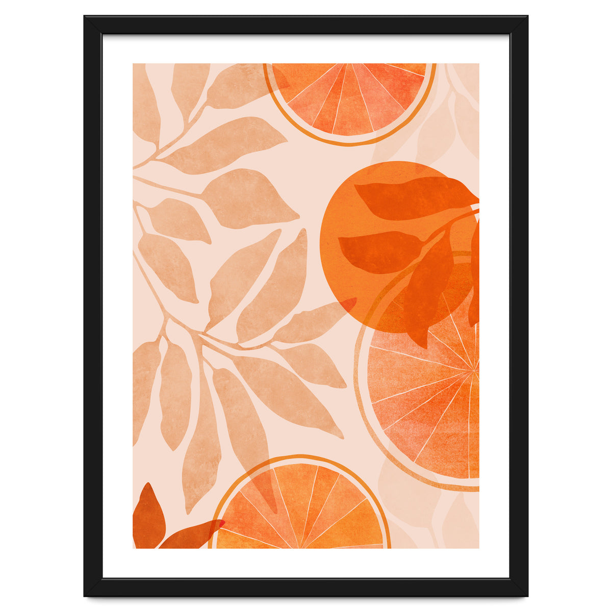 Orange Citrus Collage