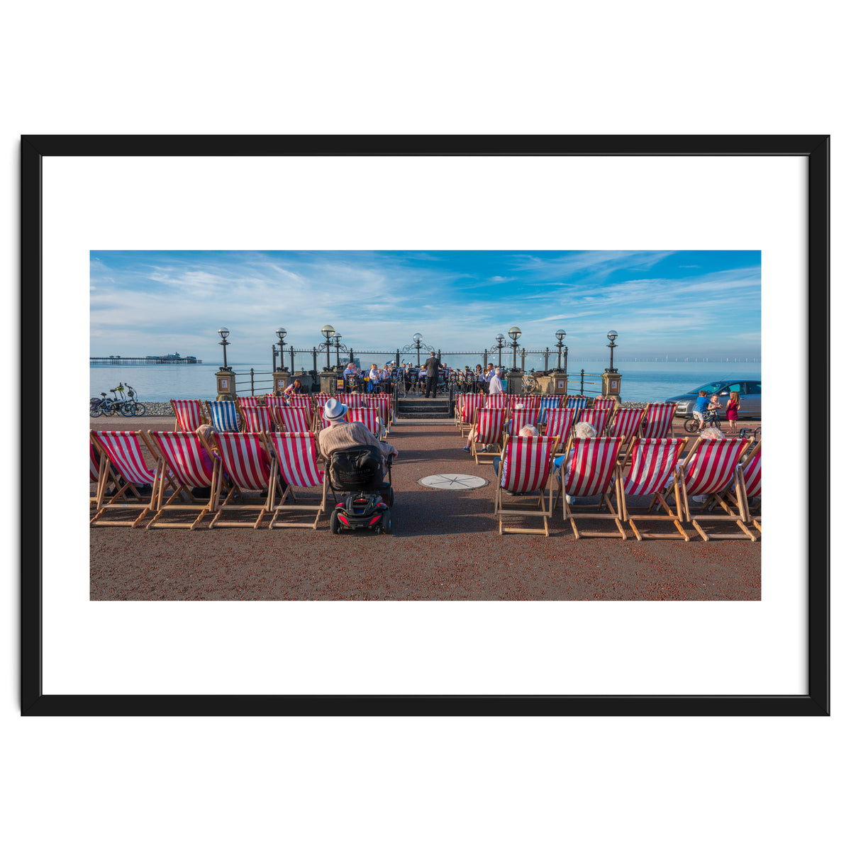 Llandudno Band Stand on a summers evening