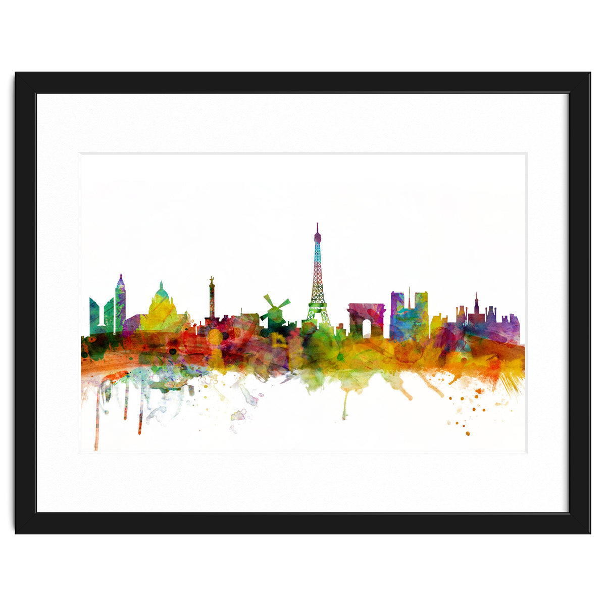 Paris France Skyline