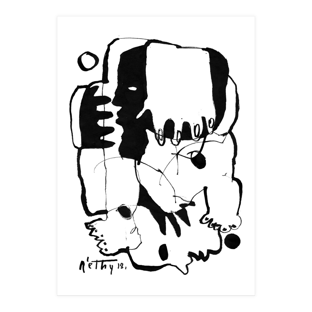 Everlasting Fight - b&w (Print Only)