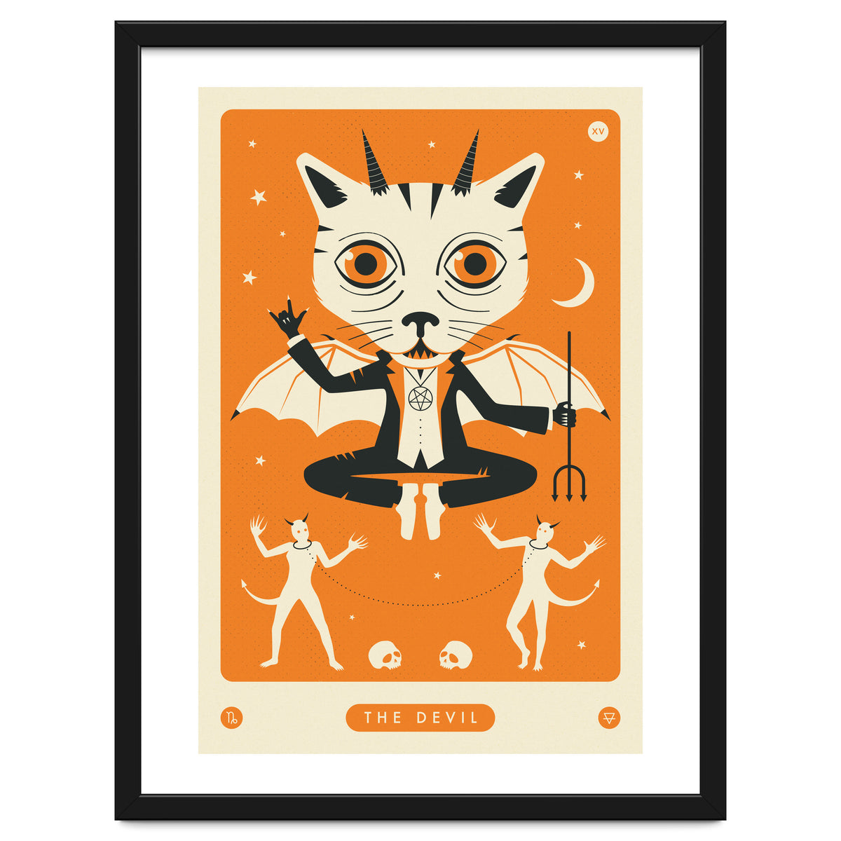 TAROT CARD CAT: THE DEVIL