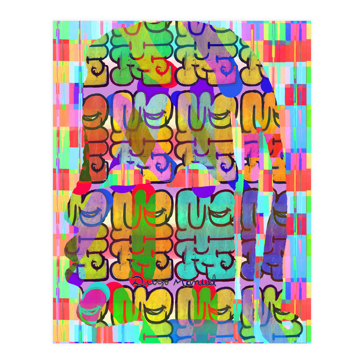 Abstracto Pop Nuevo B Nuevo 7 (Print Only)