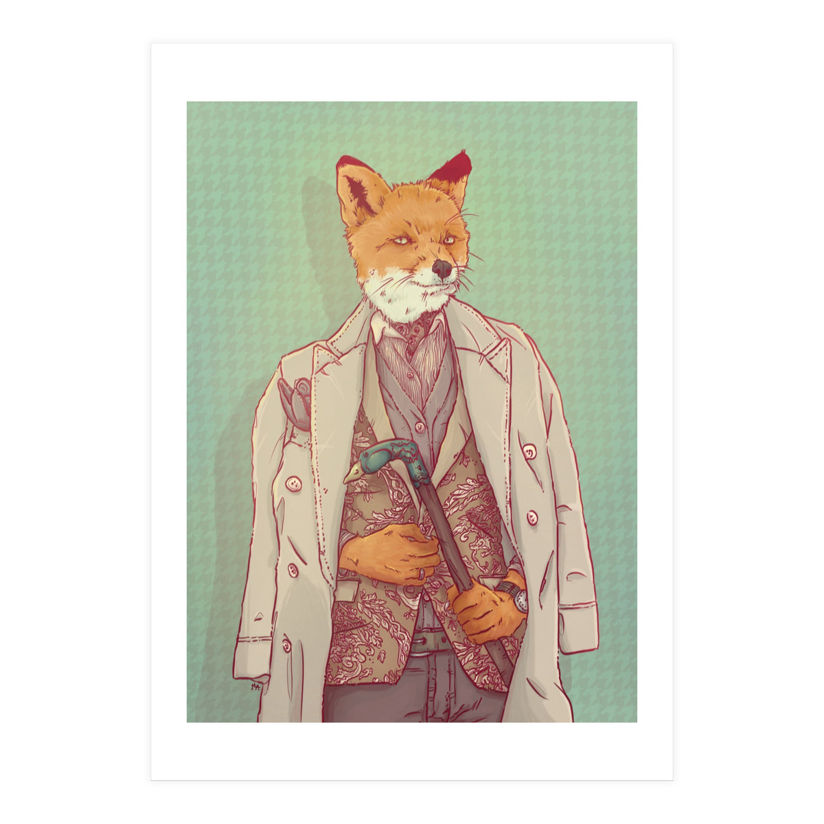 Jay the Fox (Print Only)