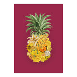 Pineapple Floral Pink (Print Only) thumbnail